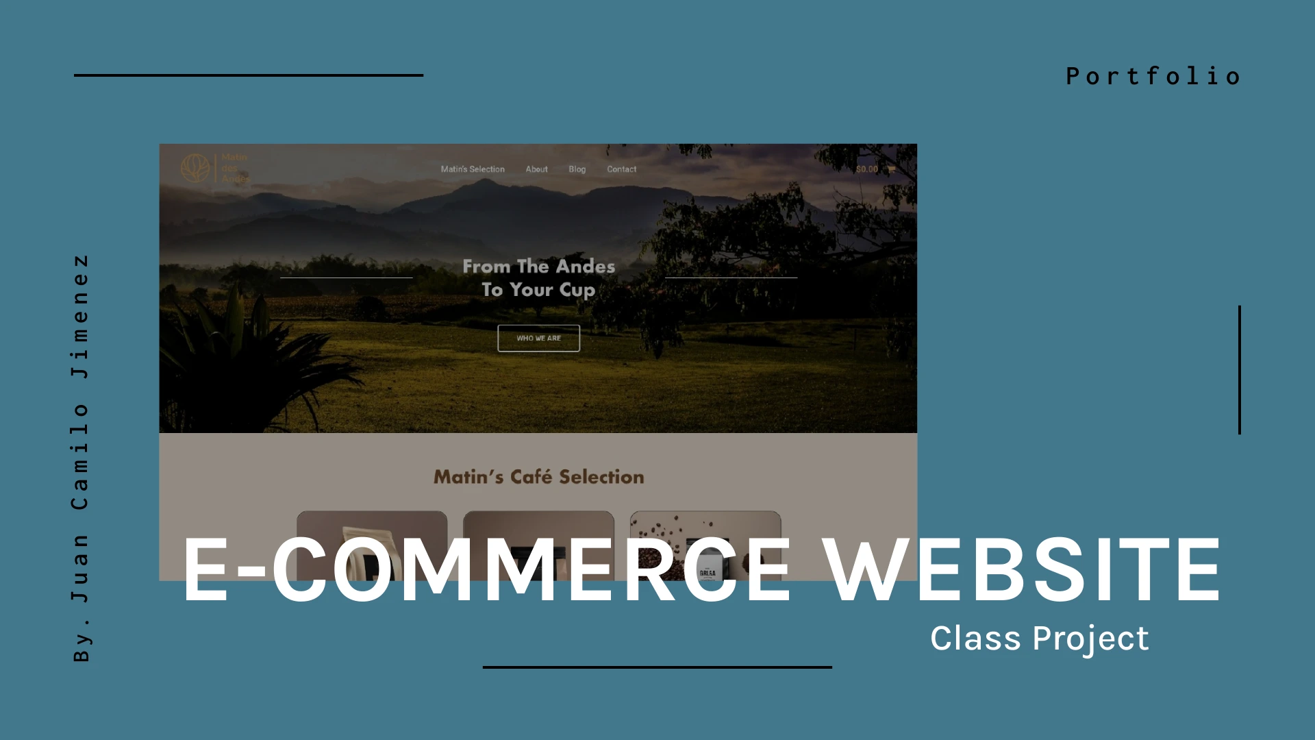 Matin Des Andes - eCommerce Website